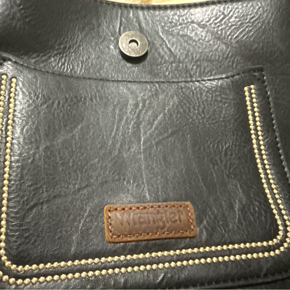 Wrangler Black and Brown Men's Belt Bag